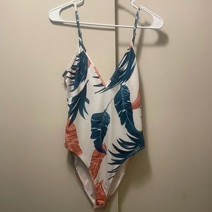 NWOT tropical bodysuit